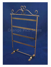Copper Metal 4-Bar Earring Display